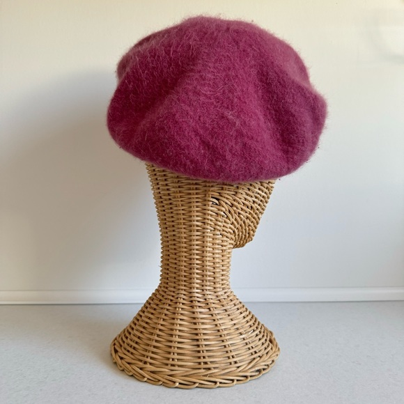Vintage Lambswool & Angora Beret - Picture 6 of 9